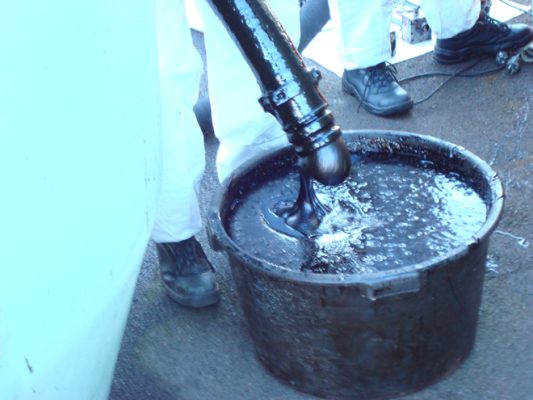 Test pumping – Bitumen