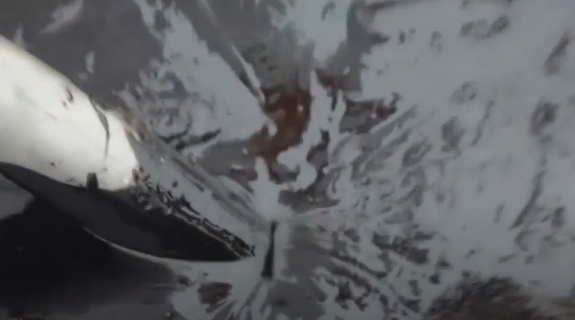 Clean out of Oil in Ice